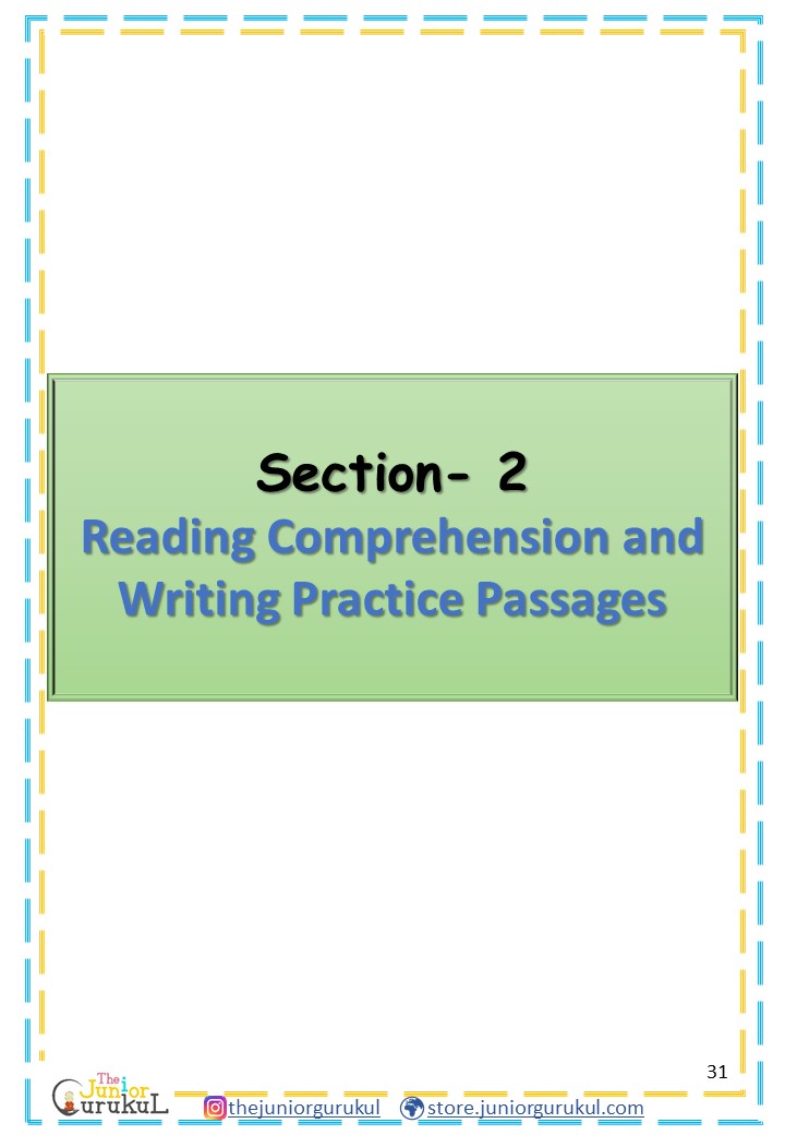 The Reading Comprehension and Writing Practice set-Level 1 (Printed Copy)