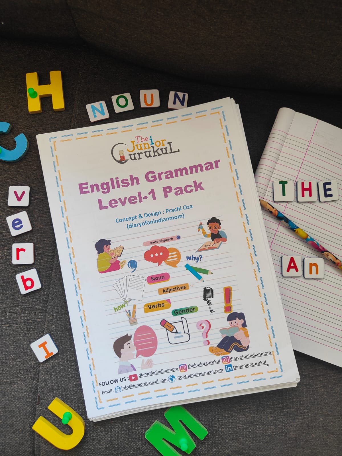 English Grammar Level-1 Pack (Printed Copy)
