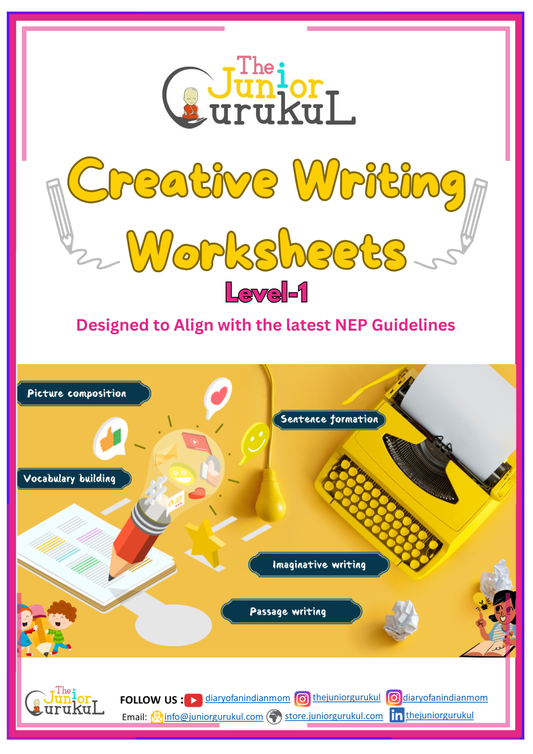 Creative Writing Worksheets- Level 1 (E-Copy)