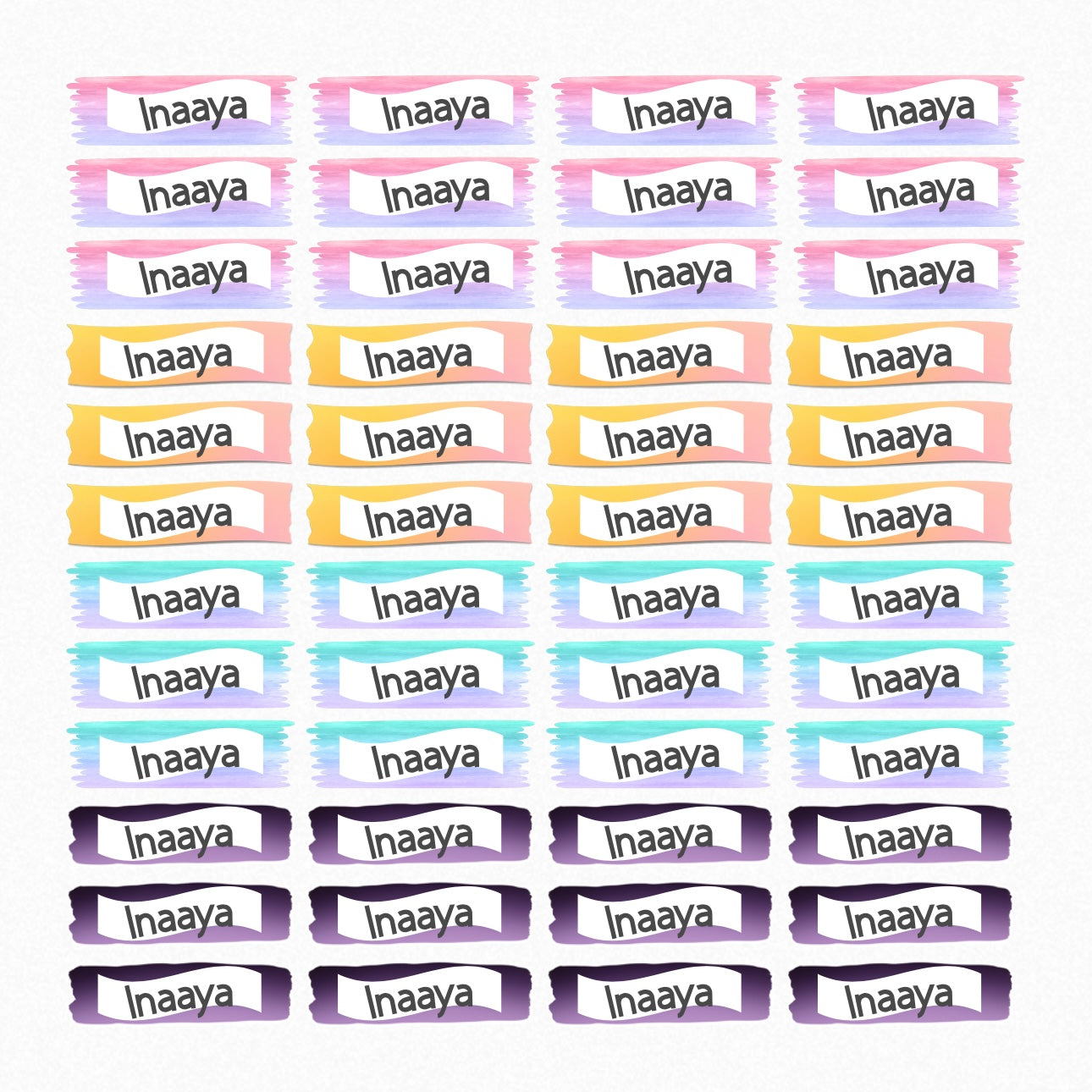 Waterproof Name Labels-Label it all combo- Pack of 116