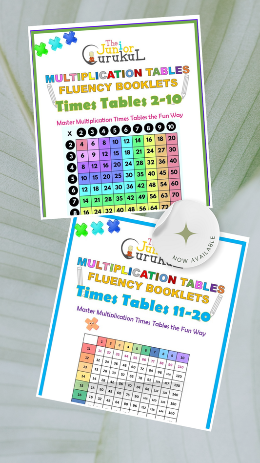Combo- Multiplication fluency booklets- Times tables 2-20