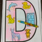 Alphabet Colouring cards