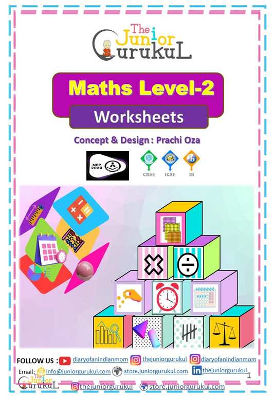 Maths Level 2 Worksheets (Printed copy)