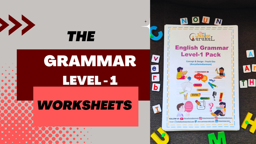 English Grammar Level-1 Pack – JuniorGurukul