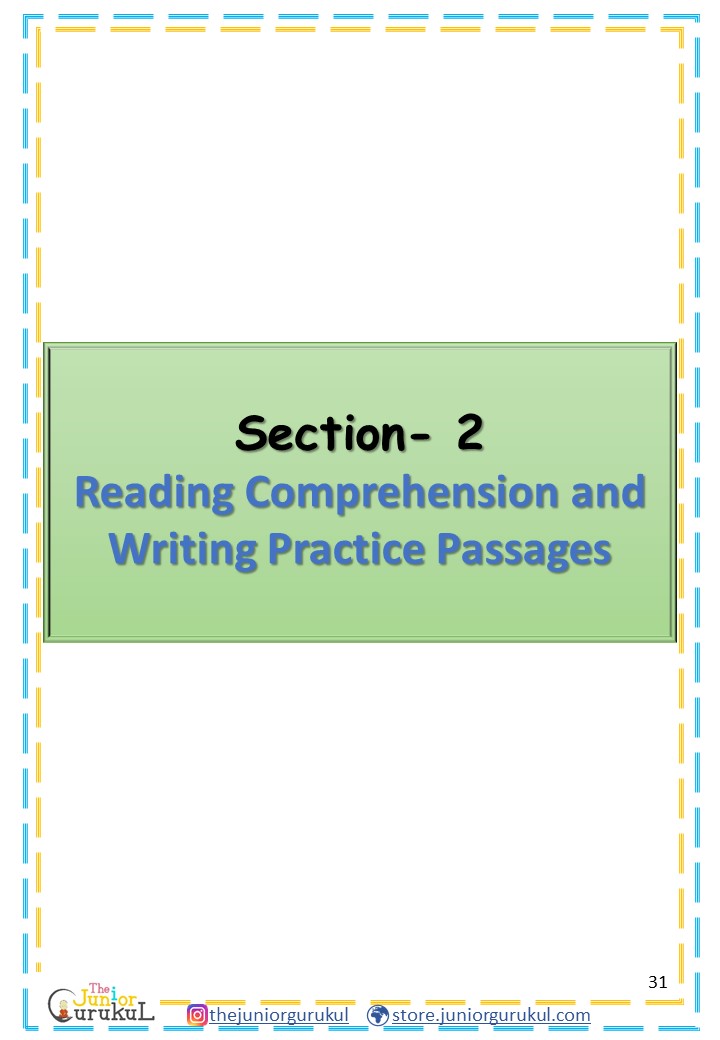 The Reading Comprehension and Writing Practice set-Level 1 (E-copy)